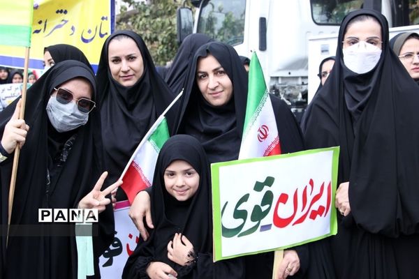 راهپیمایی باشکوه ۱۳ آبان در تربت‌جام
