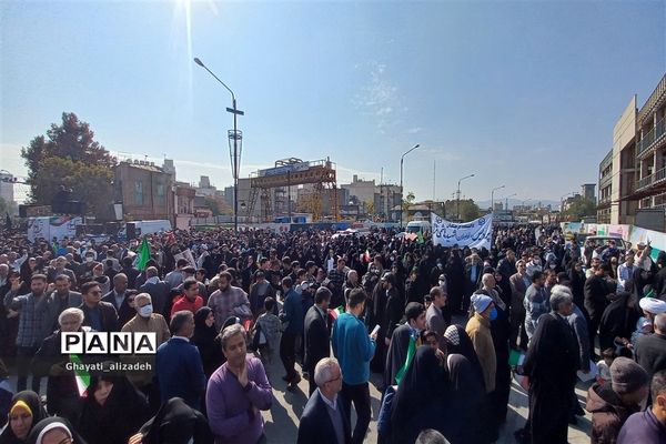 راهپیمایی ۱۳ آبان درمشهد