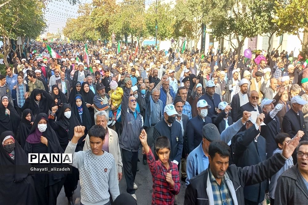 راهپیمایی ۱۳ آبان درمشهد