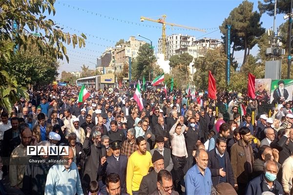 راهپیمایی ۱۳ آبان درمشهد