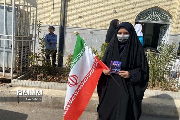راهپیمایی 13 آبان در شهرستان آباده