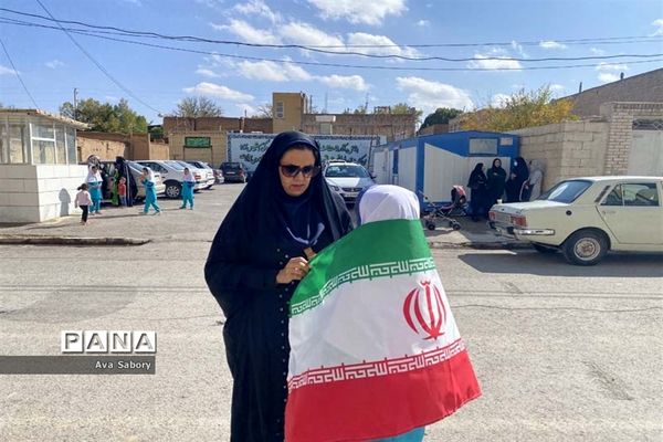 راهپیمایی 13 آبان در شهرستان آباده