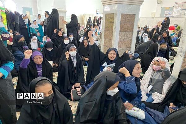 راهپیمایی 13 آبان در شهرستان آباده
