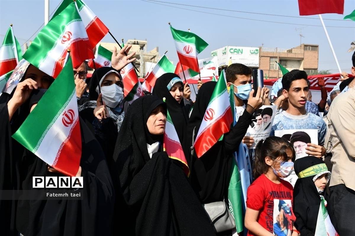 راهپیمایی 13 آبان در اهواز