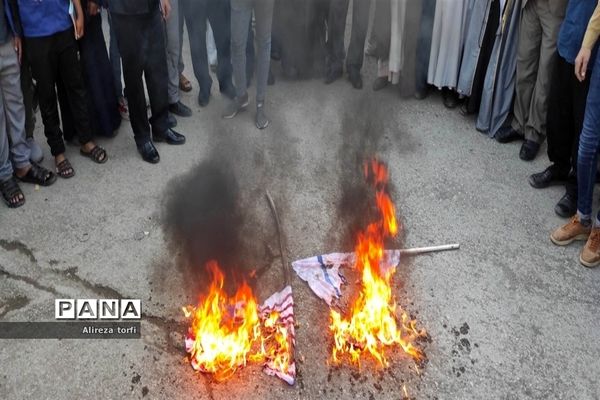 راهپیمایی ۱۳ آبان در شهرستان دشت آزادگان