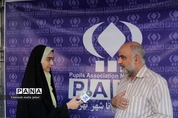 حضور پرشور خبرنگاران پانا درموکب حاج قاسم سازمان دانش‌آموزی شهر تهران