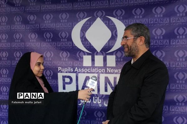 حضور پرشور خبرنگاران پانا درموکب حاج قاسم سازمان دانش‌آموزی شهر تهران