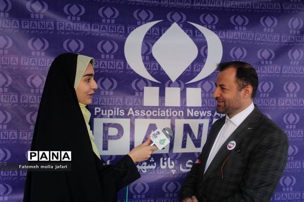 حضور پرشور خبرنگاران پانا درموکب حاج قاسم سازمان دانش‌آموزی شهر تهران