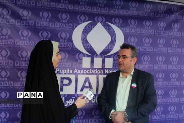 حضور پرشور خبرنگاران پانا درموکب حاج قاسم سازمان دانش‌آموزی شهر تهران