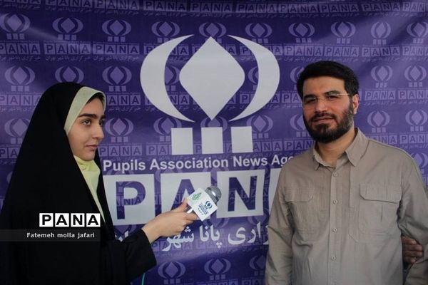 حضور پرشور خبرنگاران پانا درموکب حاج قاسم سازمان دانش‌آموزی شهر تهران