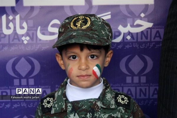حضور پرشور خبرنگاران پانا درموکب حاج قاسم سازمان دانش‌آموزی شهر تهران