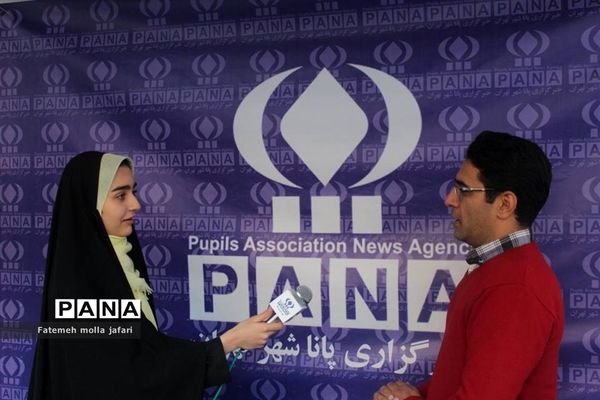 حضور پرشور خبرنگاران پانا درموکب حاج قاسم سازمان دانش‌آموزی شهر تهران