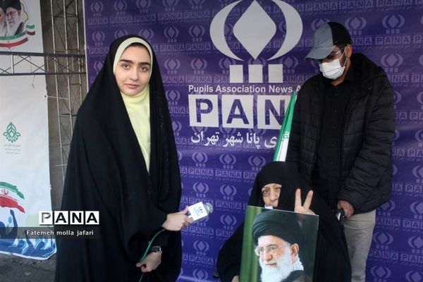 حضور پرشور خبرنگاران پانا درموکب حاج قاسم سازمان دانش‌آموزی شهر تهران