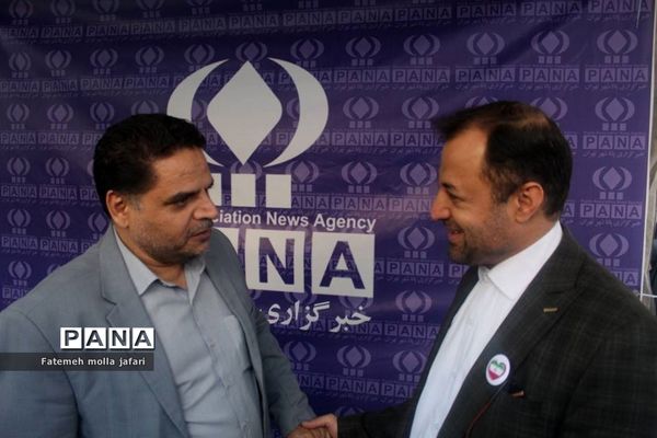 حضور پرشور خبرنگاران پانا درموکب حاج قاسم سازمان دانش‌آموزی شهر تهران