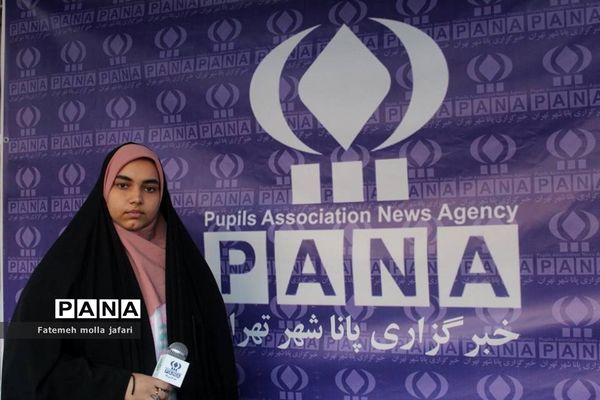 حضور پرشور خبرنگاران پانا درموکب حاج قاسم سازمان دانش‌آموزی شهر تهران