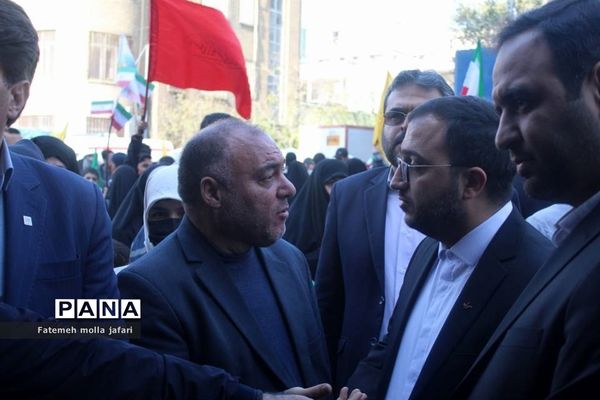 حضور پرشور خبرنگاران پانا درموکب حاج قاسم سازمان دانش‌آموزی شهر تهران