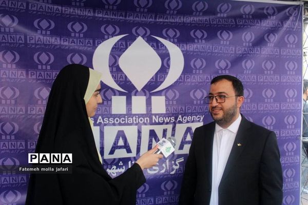 حضور پرشور خبرنگاران پانا درموکب حاج قاسم سازمان دانش‌آموزی شهر تهران
