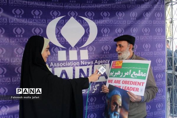 حضور پرشور خبرنگاران پانا درموکب حاج قاسم سازمان دانش‌آموزی شهر تهران
