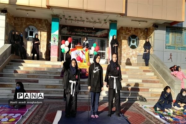 افتتاحیه المپیاد ورزشی درون‌مدرسه‌ای در دبیرستان فاطمیه ملارد