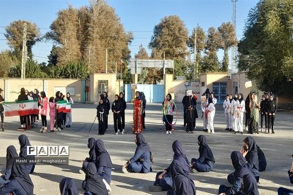 افتتاحیه المپیاد ورزشی درون‌مدرسه‌ای در دبیرستان فاطمیه ملارد
