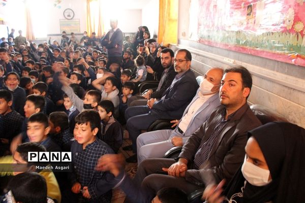 یادواره شهدا و تشییع شهید گمنام در مدرسه محمدی کاشانی قم