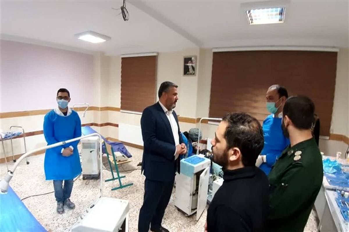 ارائه خدمات دندانپزشکی رایگان توسط گروه‌های جهادی در مدرسه کبری زرگران ملارد  