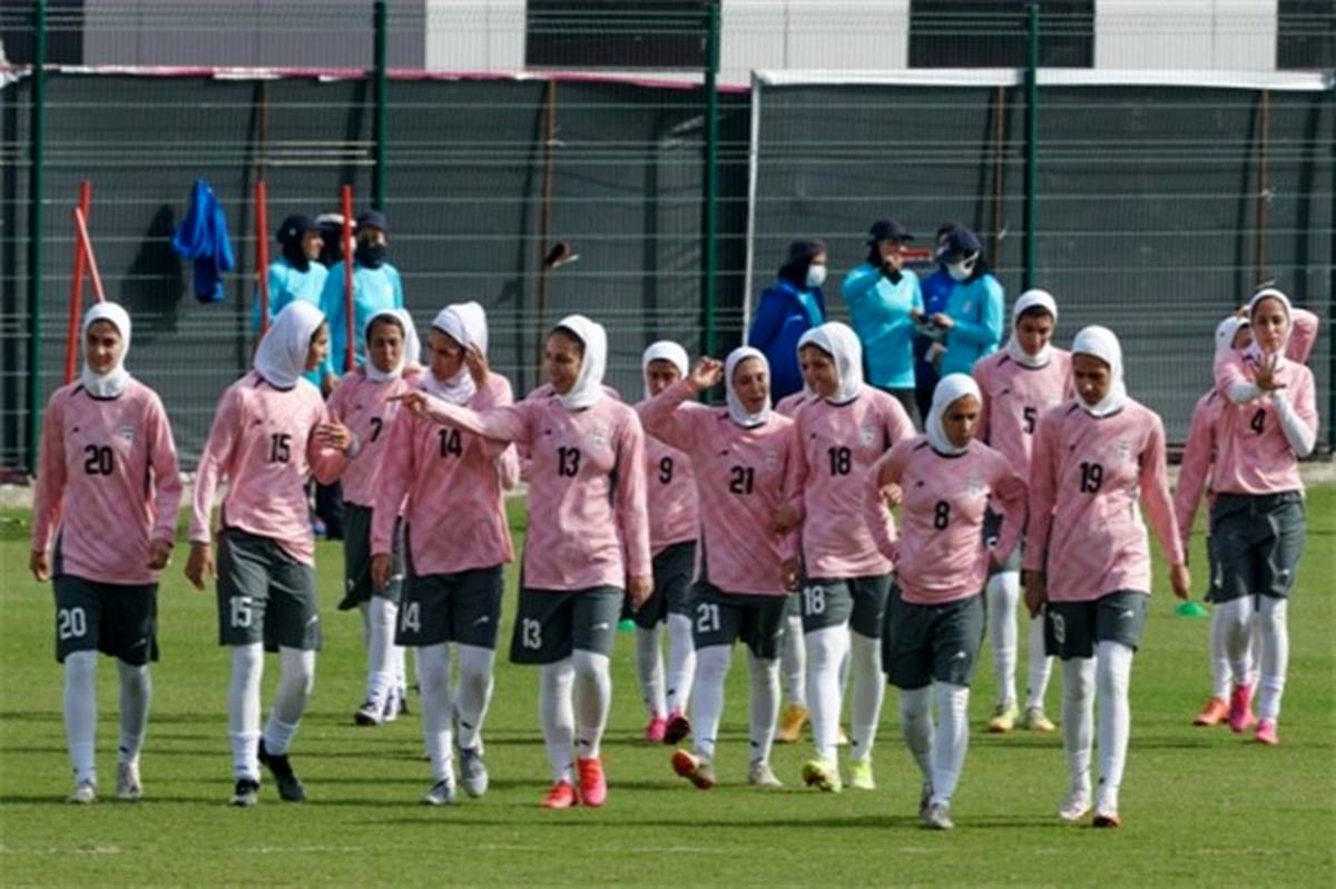 پیروزی تیم ملی فوتبال زنان ایران مقابل بلاروس
