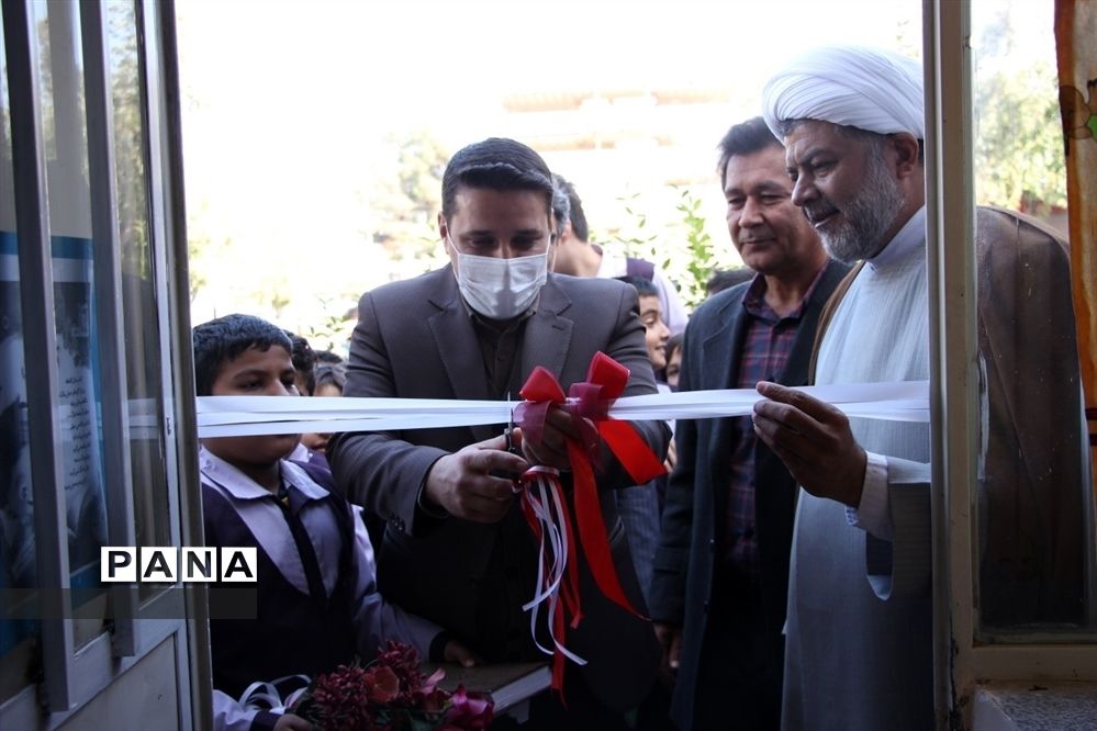 افتتاح کتابخانه در دبستان شهیدسلیمانی تربت جام
