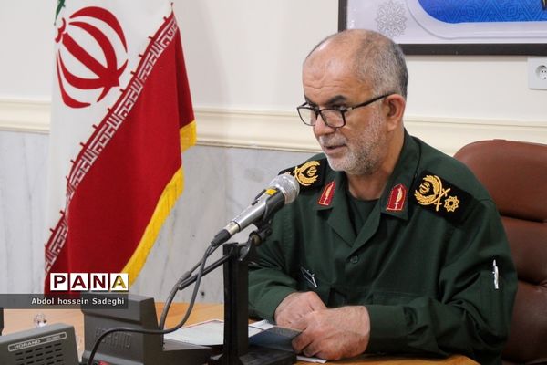 نشست خبری فرمانده امام صادق (ع) بوشهر