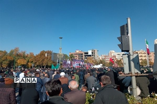 مراسم تشییع شهدای مدافع امنیت در اصفهان