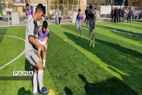 آیین افتتاحیه پروژه‌های ورزشی آموزش و پرورش شهرستان قرچک