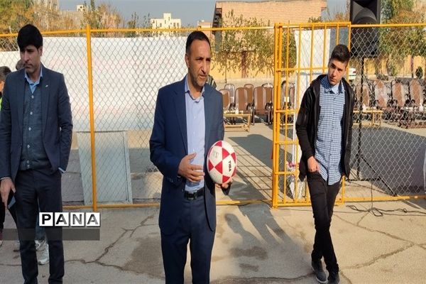 آیین افتتاحیه پروژه‌های ورزشی آموزش و پرورش شهرستان قرچک