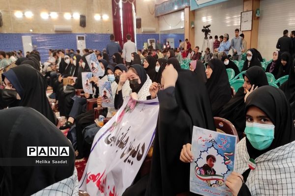 مراسم افتتاحیه رزمایش جهادگران فاطمی ۲ در بوشهر