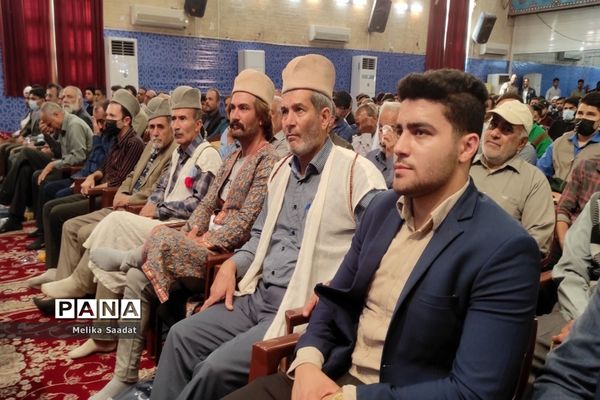 مراسم افتتاحیه رزمایش جهادگران فاطمی ۲ در بوشهر