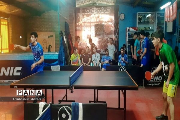 برگزاری مسابقات دانش‌آموزی تنیس روی میز و برادران فرهنگی در ملارد