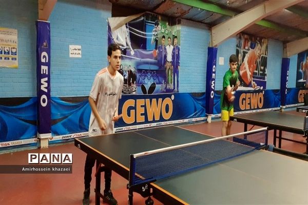 برگزاری مسابقات دانش‌آموزی تنیس روی میز و برادران فرهنگی در ملارد