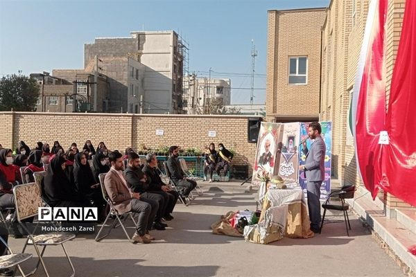 مراسم هفته بسیج و حجاب در مدرسه عترت شهرستان قرچک