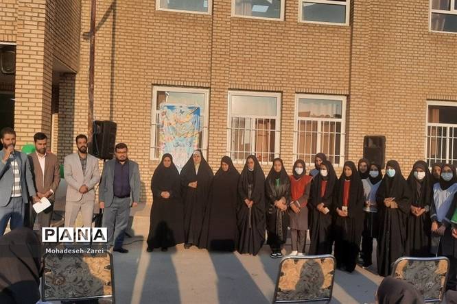 مراسم هفته بسیج و حجاب در مدرسه عترت شهرستان قرچک