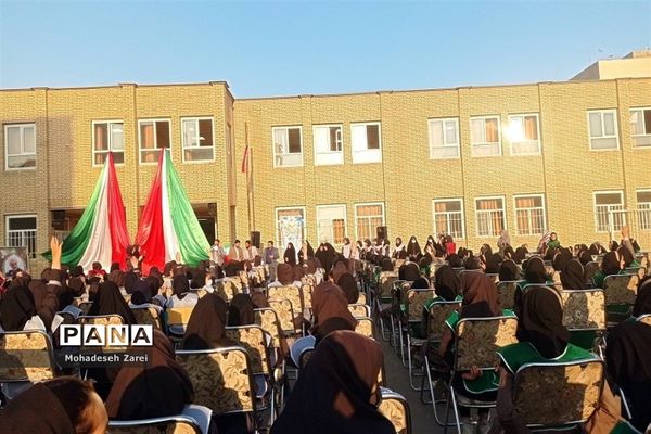 مراسم هفته بسیج و حجاب در مدرسه عترت شهرستان قرچک