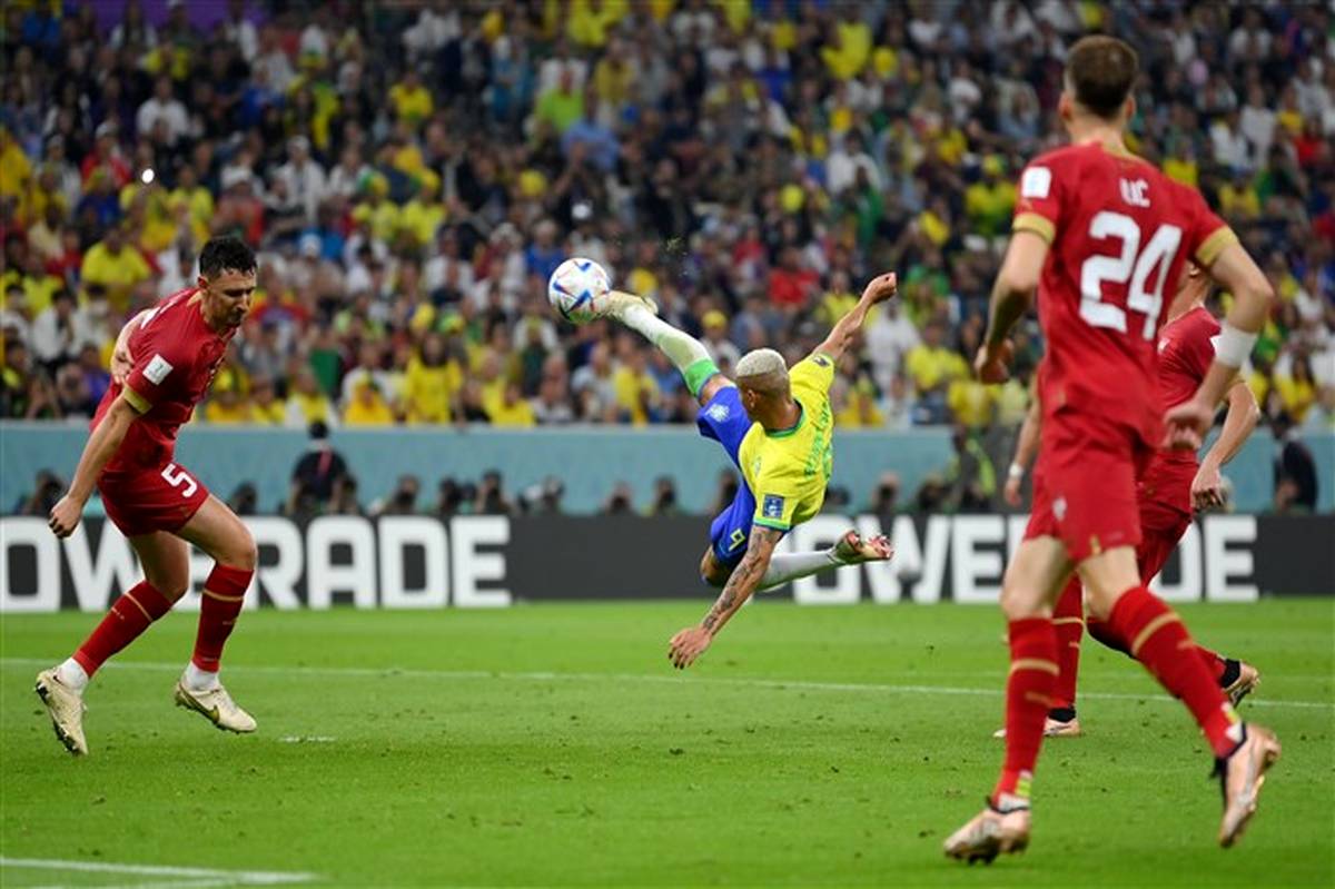 پیروزی برزیل طلایی‌پوش مقابل صربستان