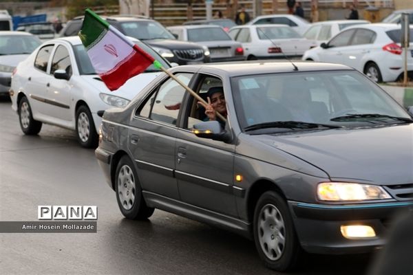 شادی مردم ارومیه پس از بردتیم ملی فوتبال ایران مقابل ولز