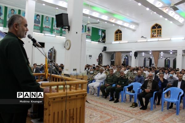 گردهمایی بسیج در بهشت صادق بوشهر