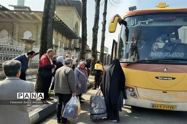 اعزام مربیان و دانش‌آموزان دختر گیلانی به مشهد مقدس