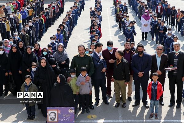 مراسم تغییر نام آموزشگاه مولوی 2 به نام شهید فرهنگی قاسم قائمی راد