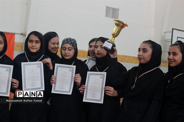 اختتامیه مسابقات هندبال دختران شهرستان گلبهار