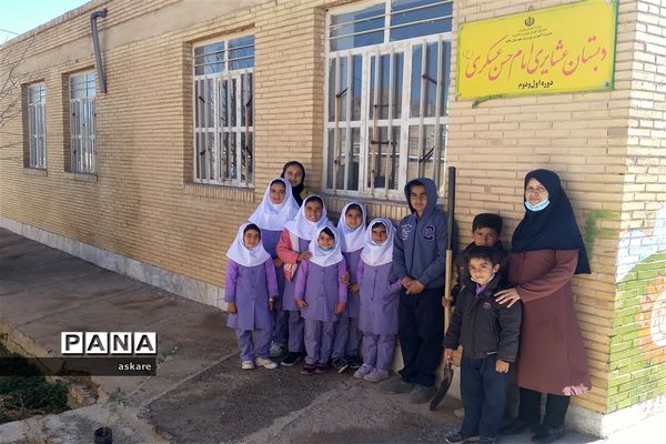 جشن روز درختکاری در مدارس عشایری شهرستان خاتم
