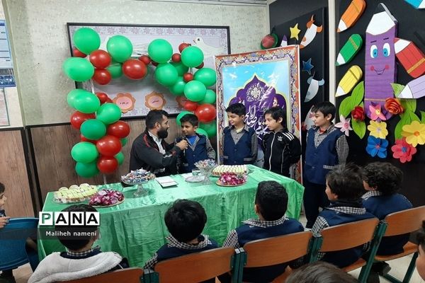 برپایی جشن نیمه شعبان در مدارس چهاردانگه