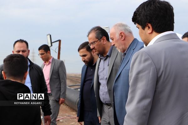بازدید استاندار تهران از روند اجرایی احداث زیرگذر محمدآباد و داوودآباد شهرستان قرچک