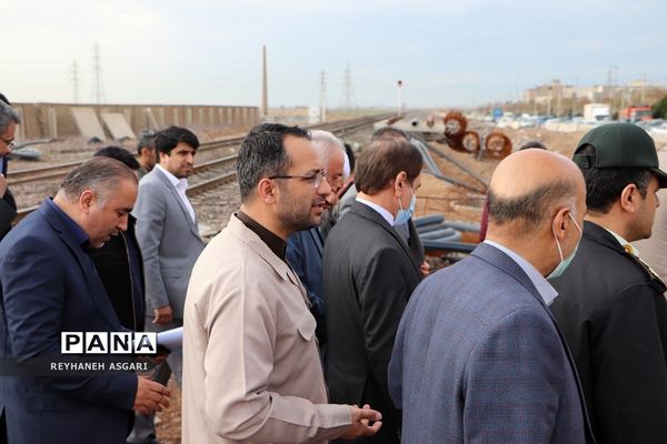 بازدید استاندار تهران از روند اجرایی احداث زیرگذر محمدآباد و داوودآباد شهرستان قرچک