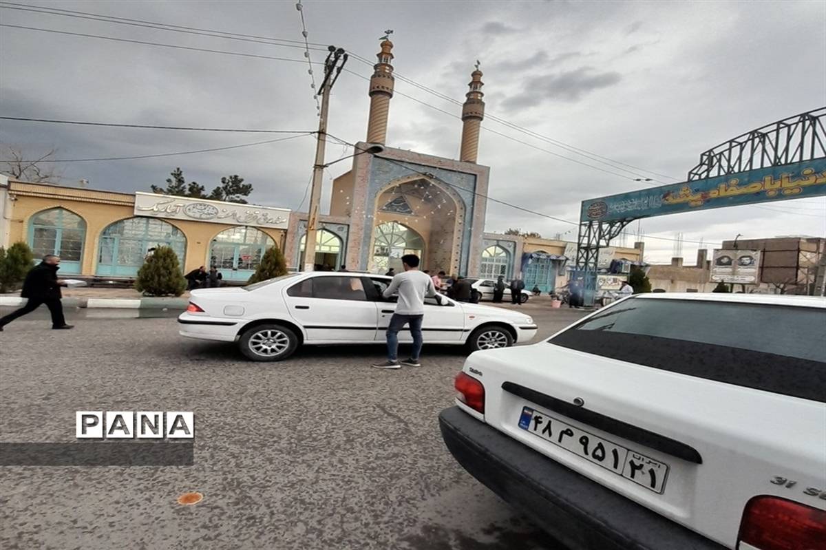 جشن نیمه شعبان در مسجد قائم روستای آبباریک بخش جوادآباد